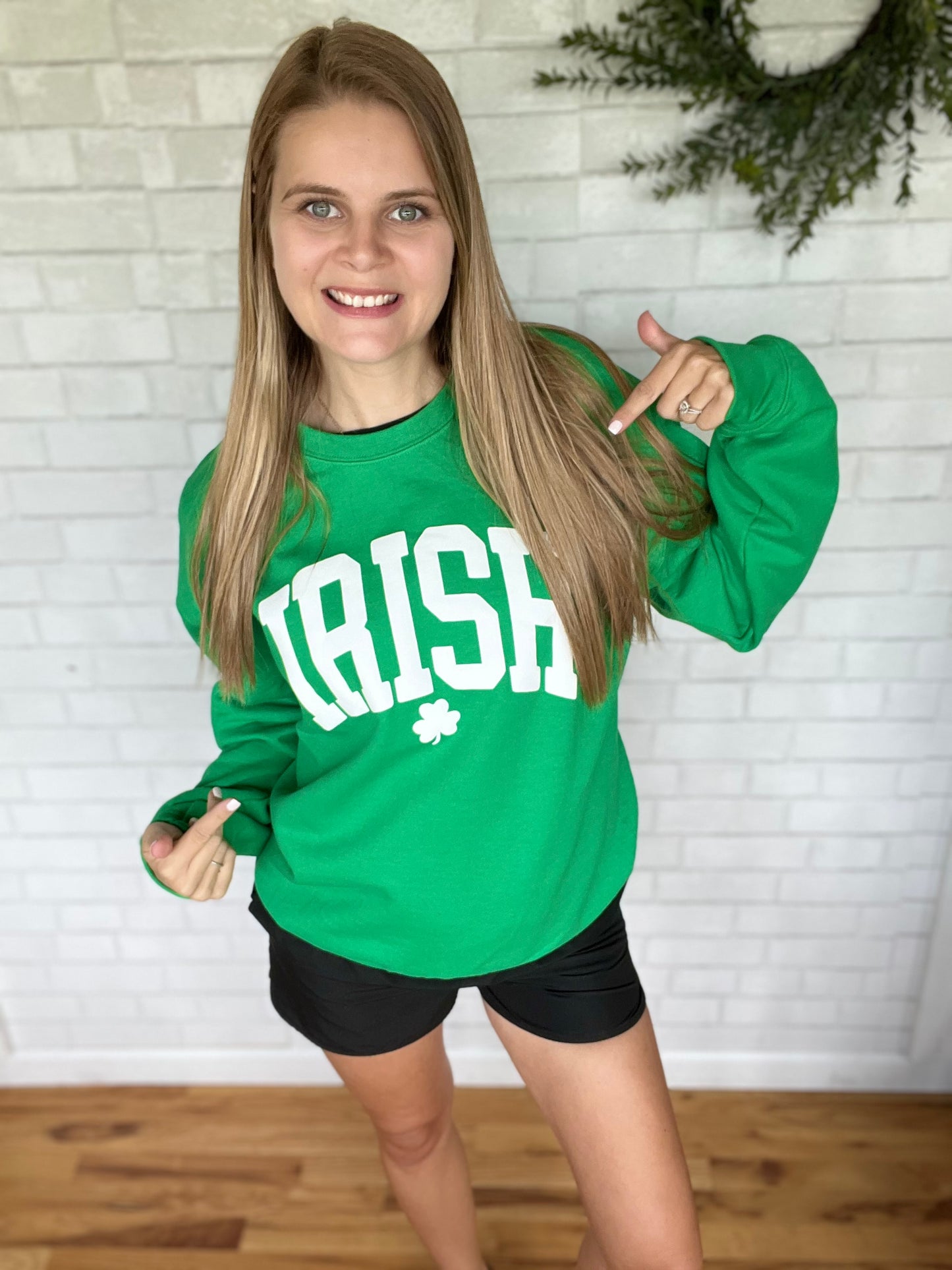 Irish Graphic Sweatshirt - Irish Green