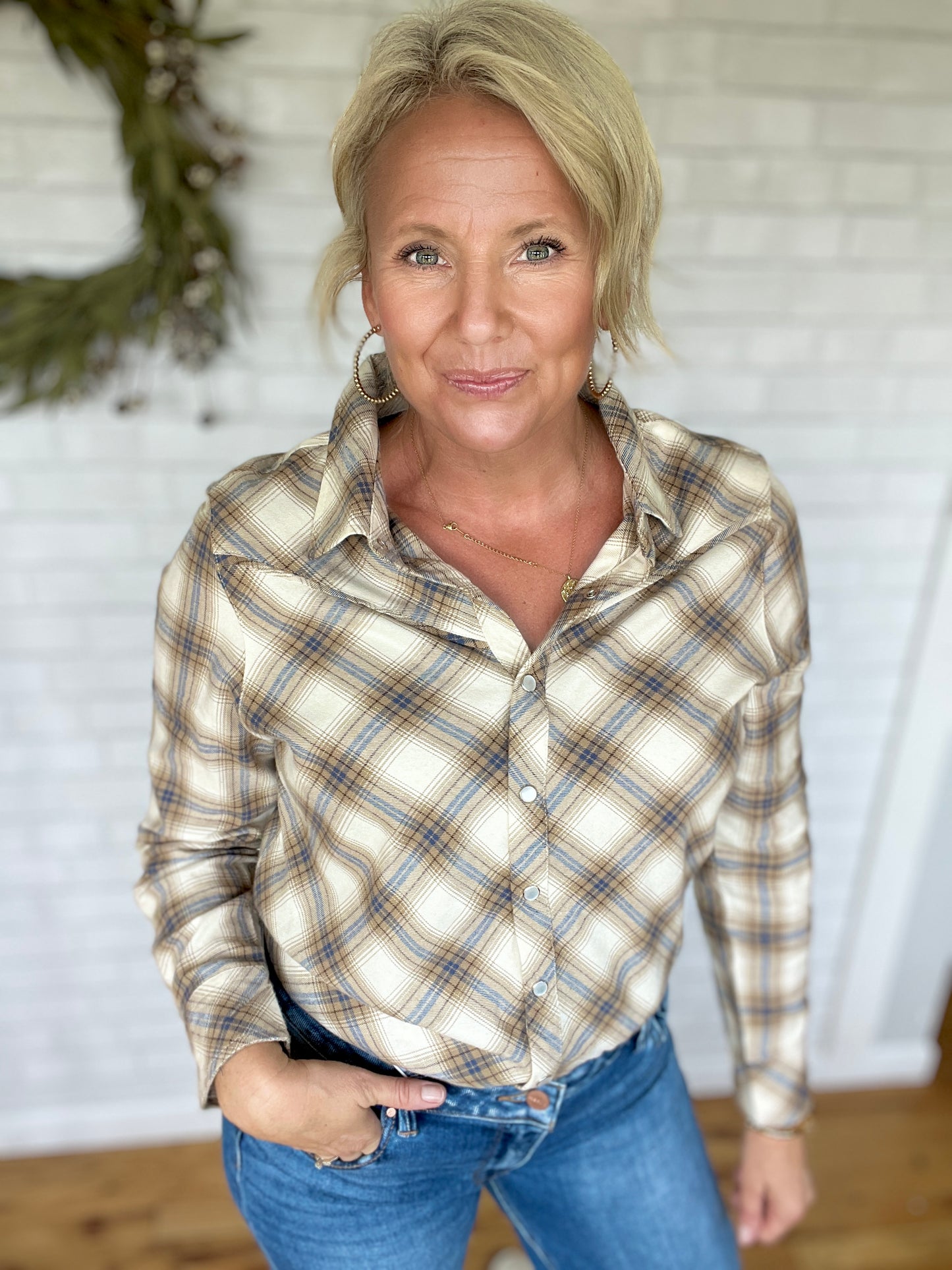 Yana Button Up
