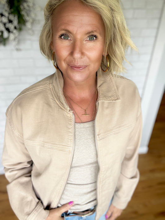 Sophia Jacket -Taupe