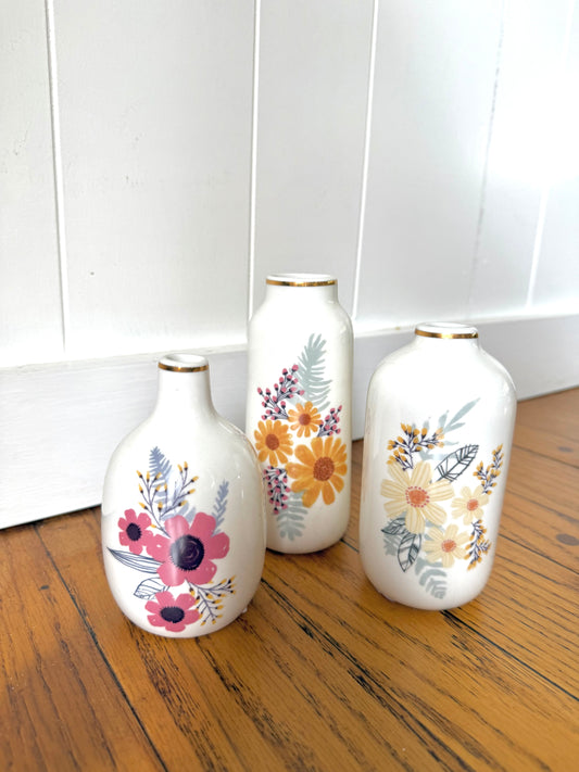 Berries and Florals Vase