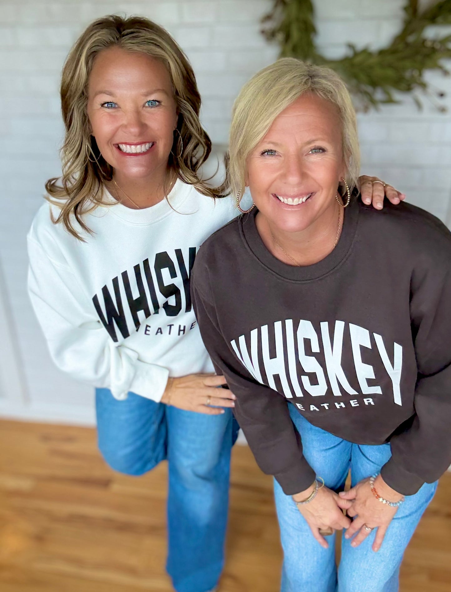 Whiskey Weather Sweatshirt - White