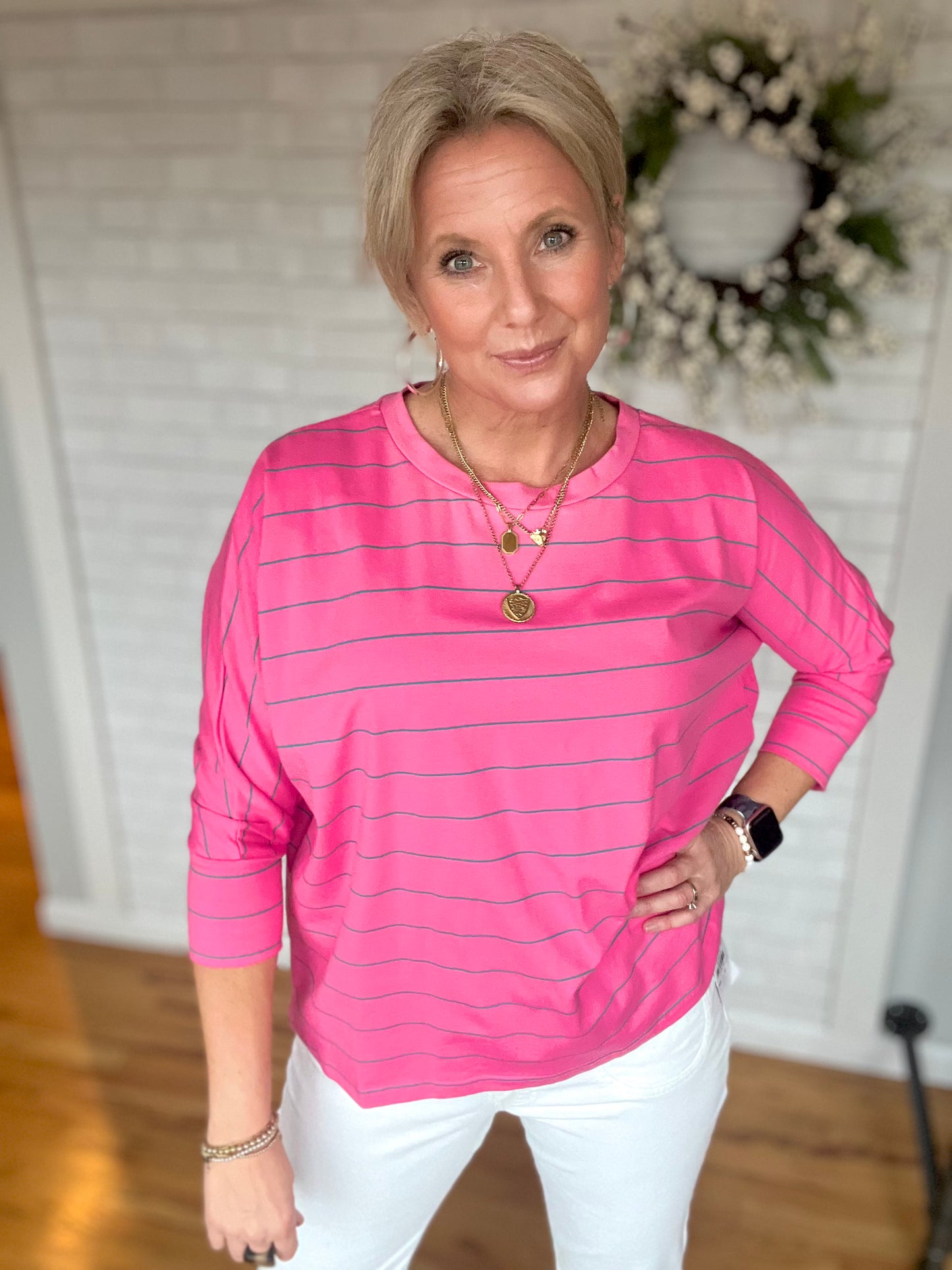 Prepster Pink Top