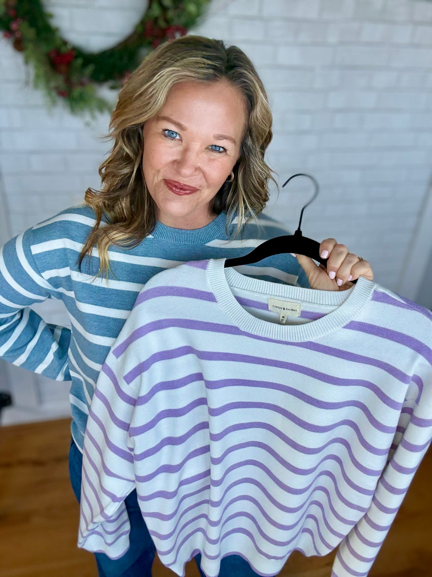 Preston Sweater - Dusty Blue