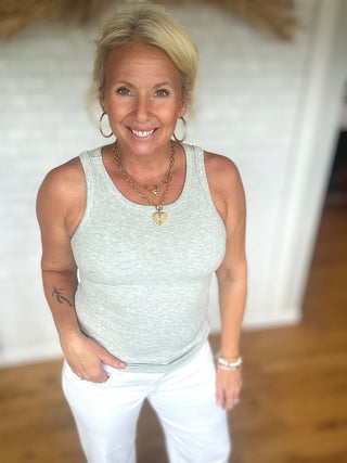 Edlin Tank - Heather Grey