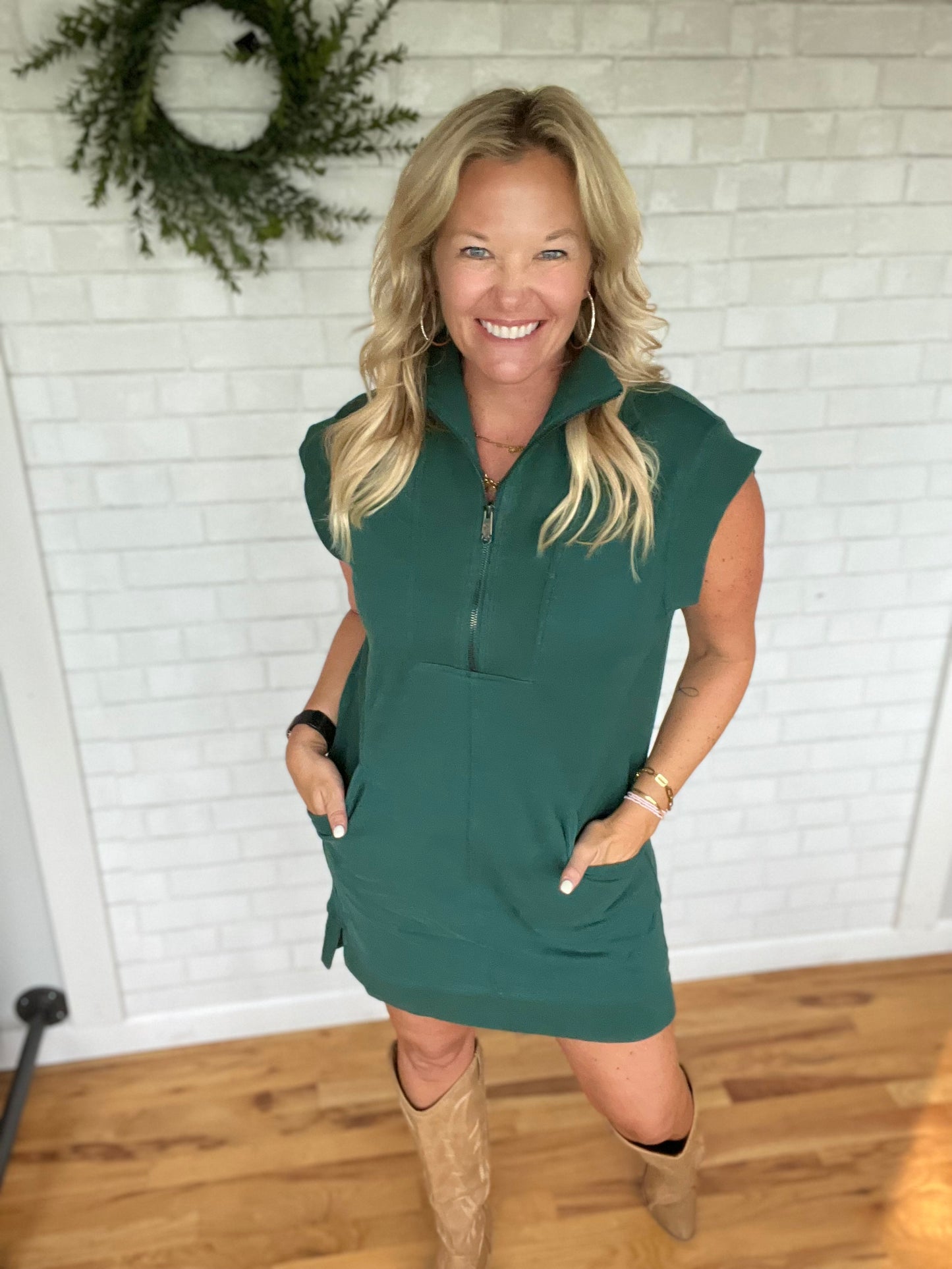 Dylan Dress - Forest Green