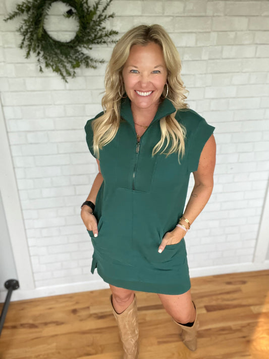 Dylan Dress - Forest Green