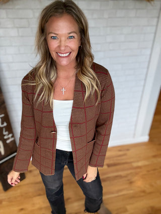 Claire Walnut Blazer