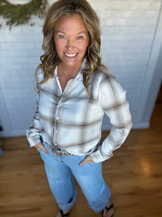 Adeline Button up