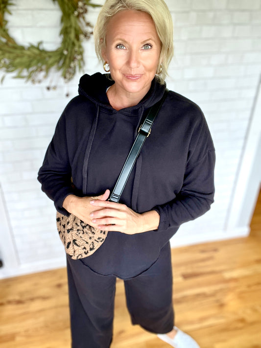 Malibu Wide Leg Pant - Black