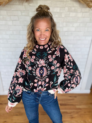 Abigail Mock Neck Sweater