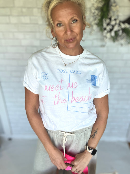 Meet Me At The Beach Graphic Tee
