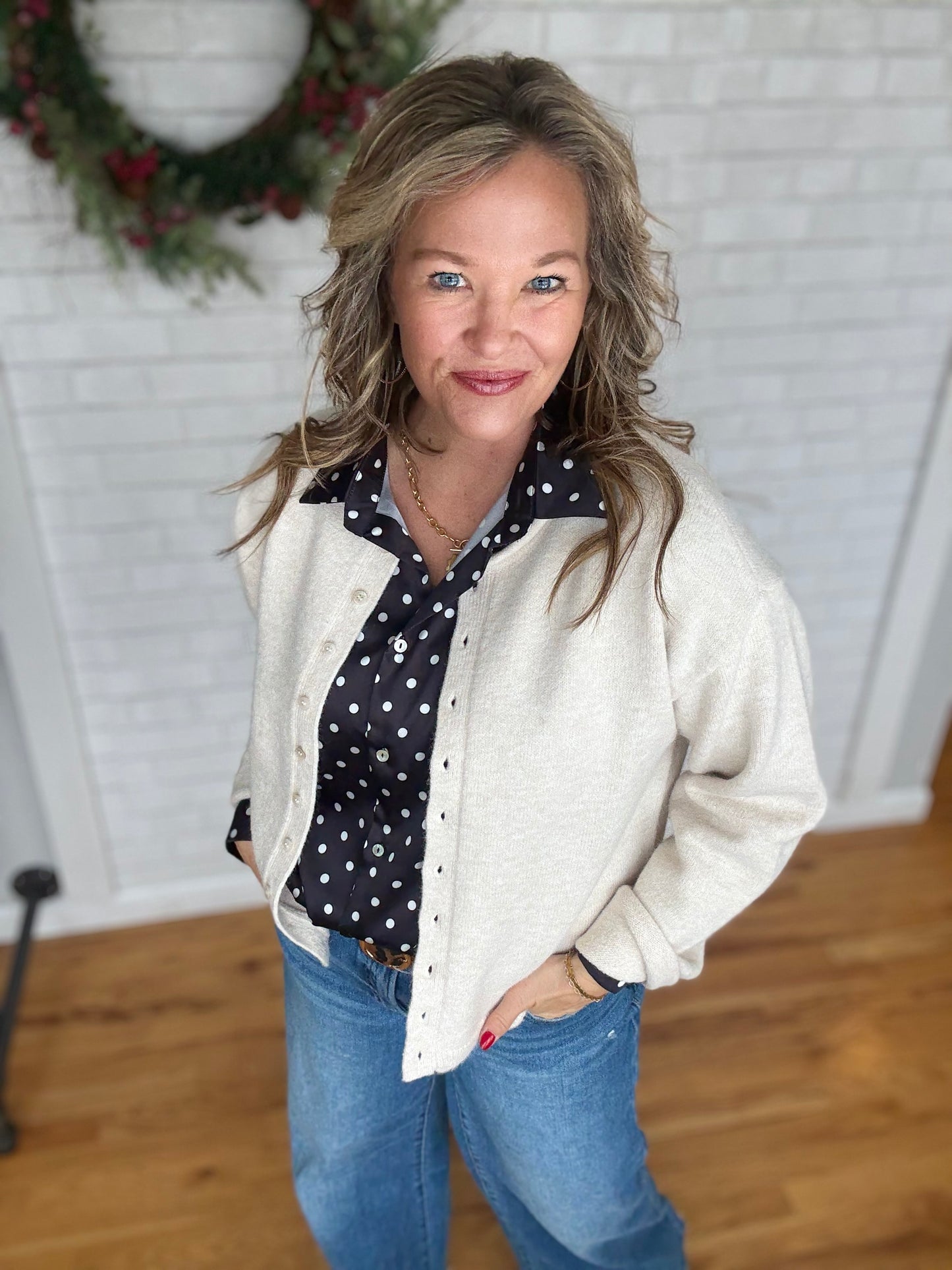 Dover Cardigan- Soft Ivory