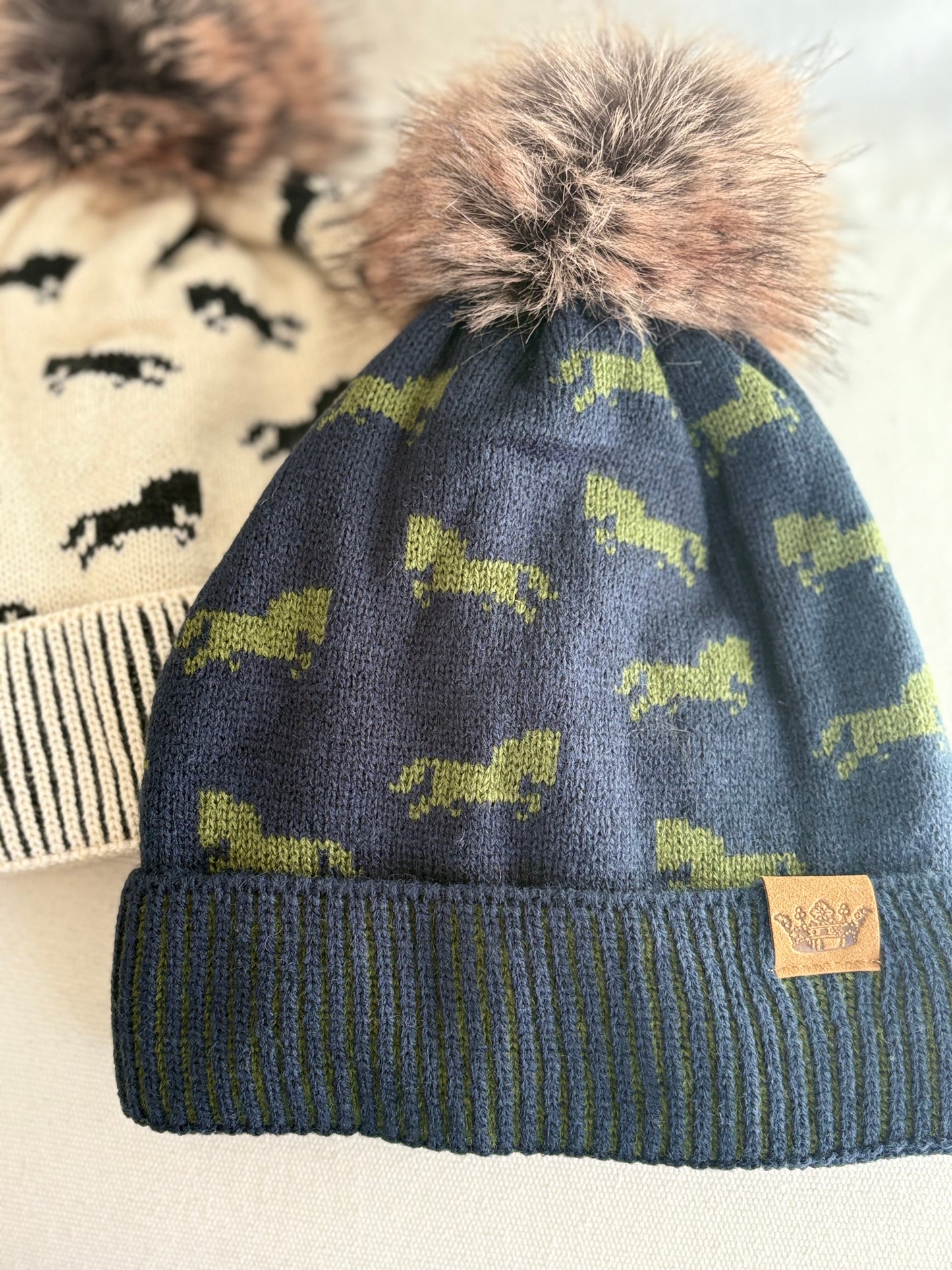 Horses Hat W/Pom