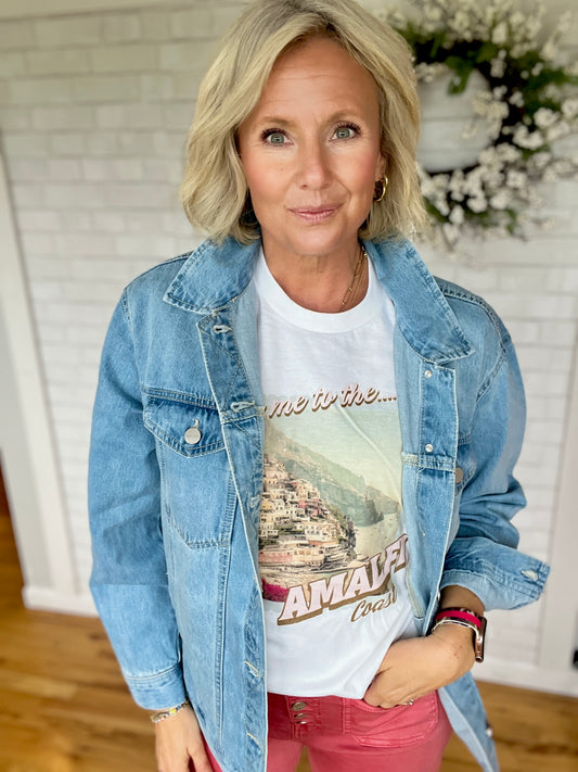 Amalfi Coast Graphic Tee