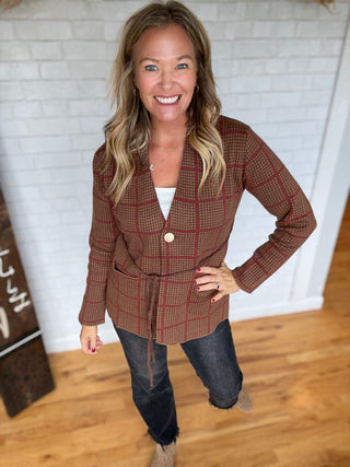 Claire Walnut Blazer