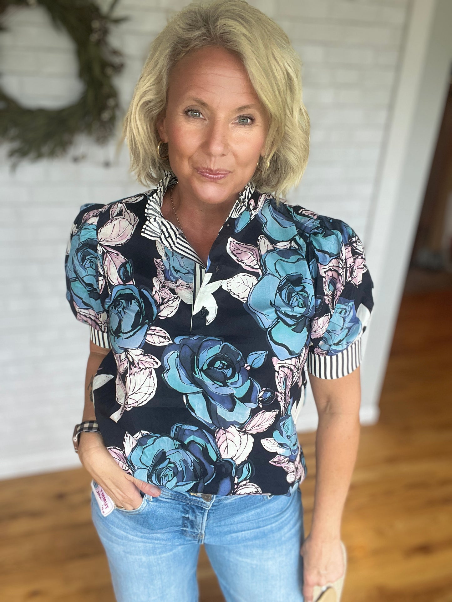 Dana Floral Top