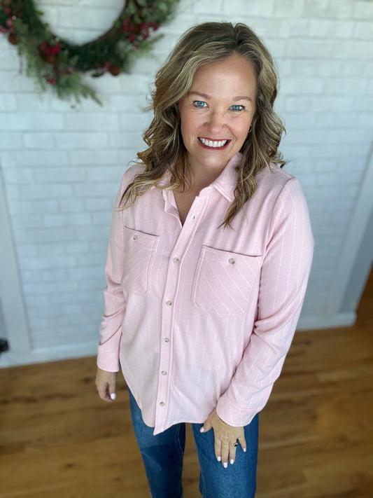 Lewis Shirt - Pink White