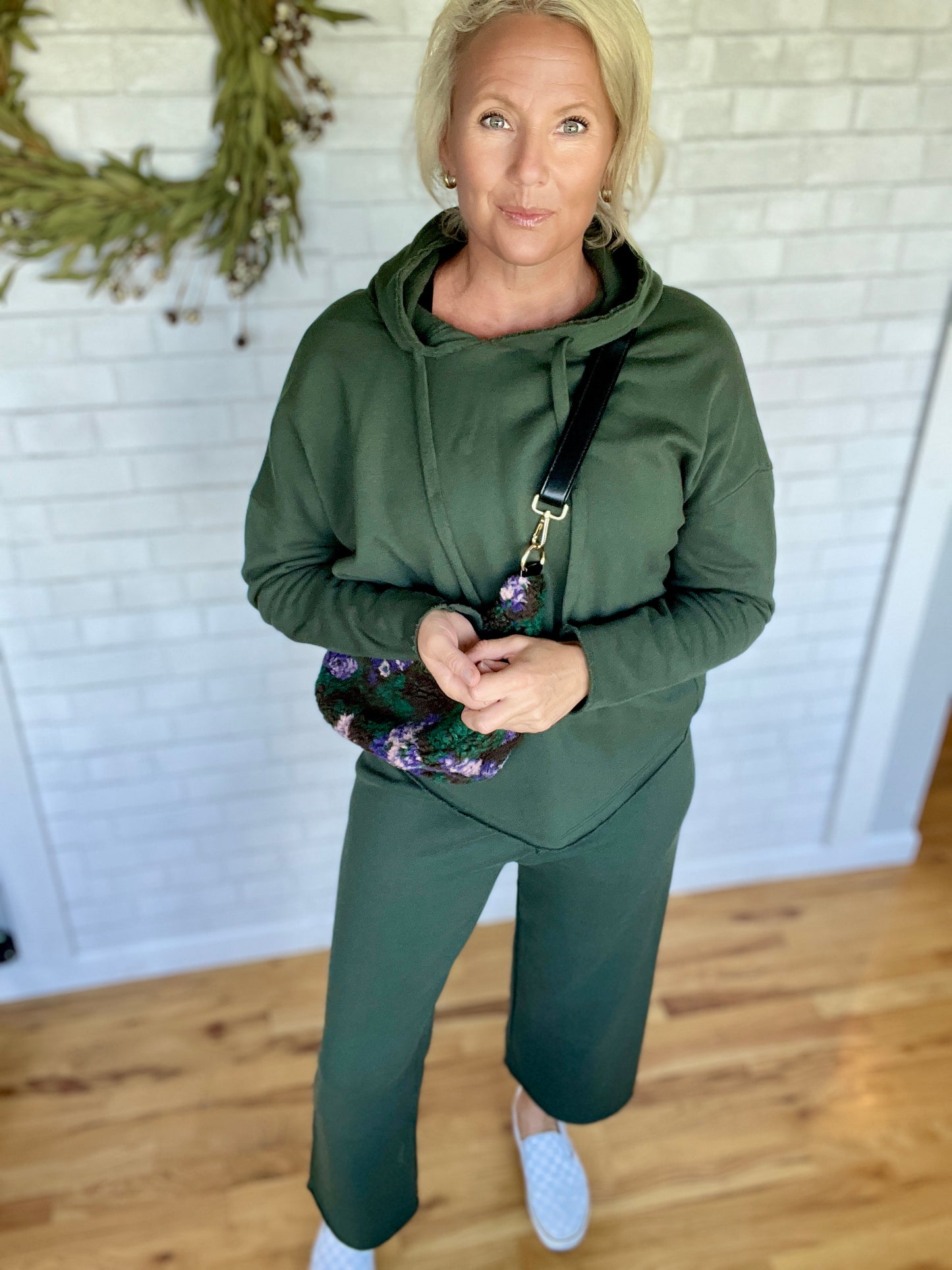 Malibu Wide Leg Pant - Deep Forest