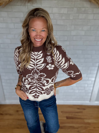 Scallop Sweater Top
