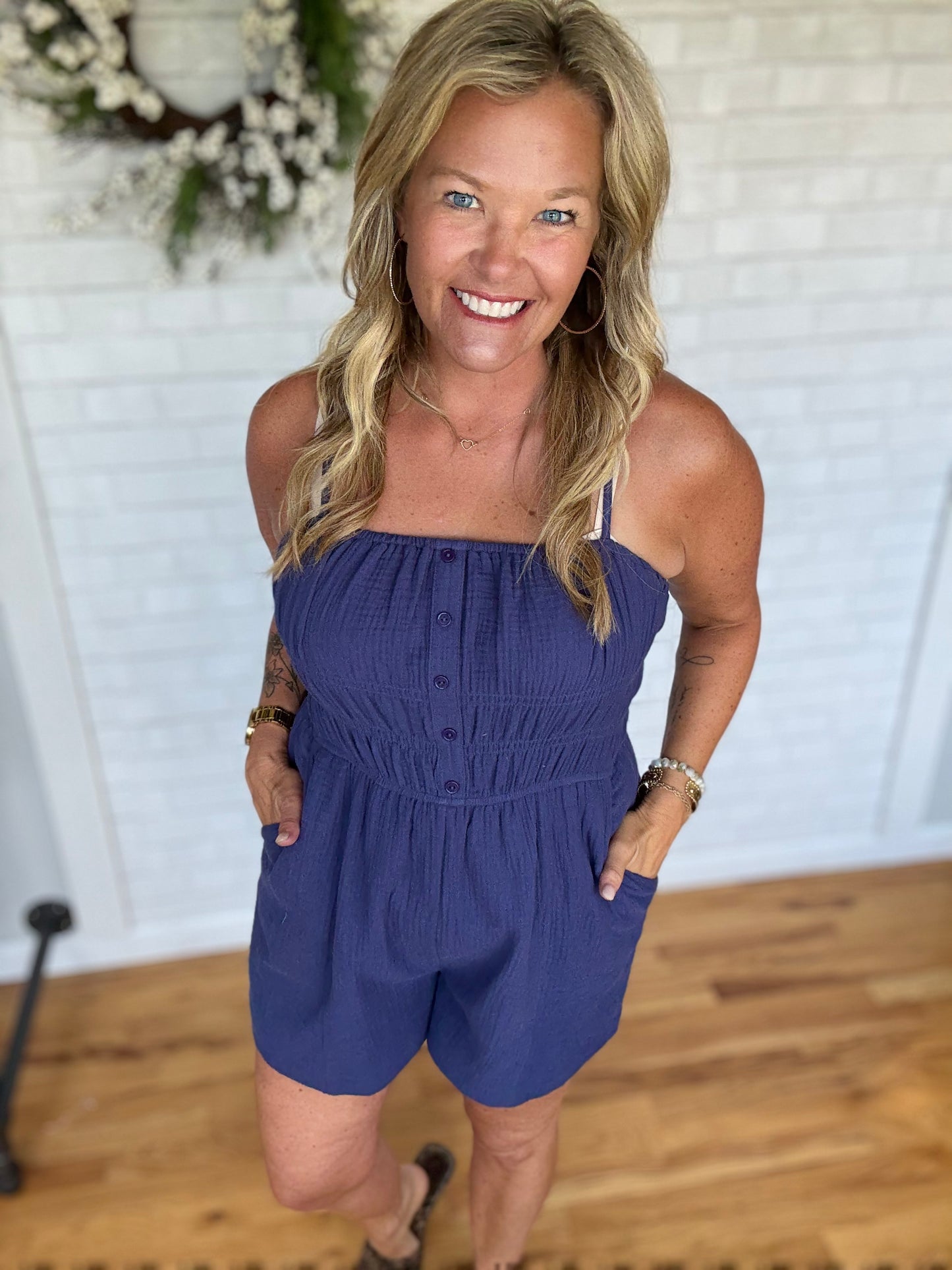 Smocked Romper