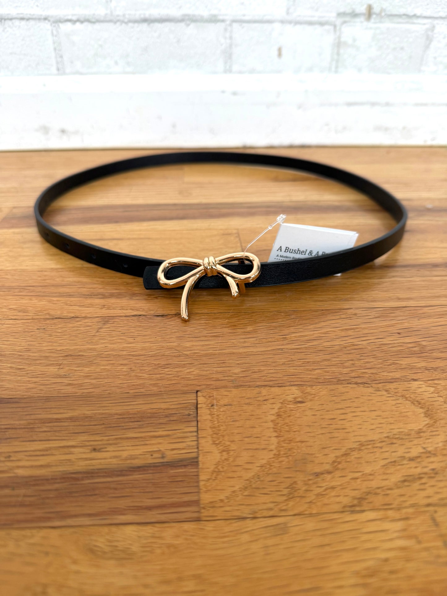 Skinny Bow Belt