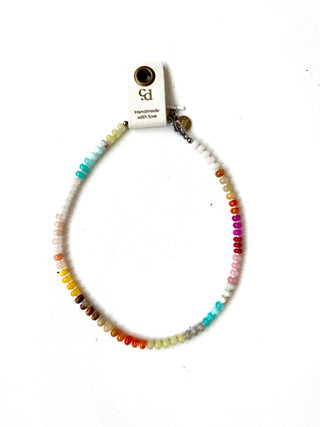 Blush Beam Stone Necklace