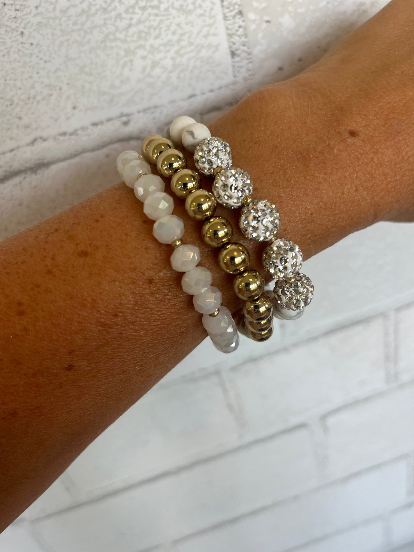 Crystal, Pave & Stone 3 Stack