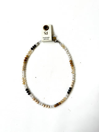 Golden Sand Stone Necklace