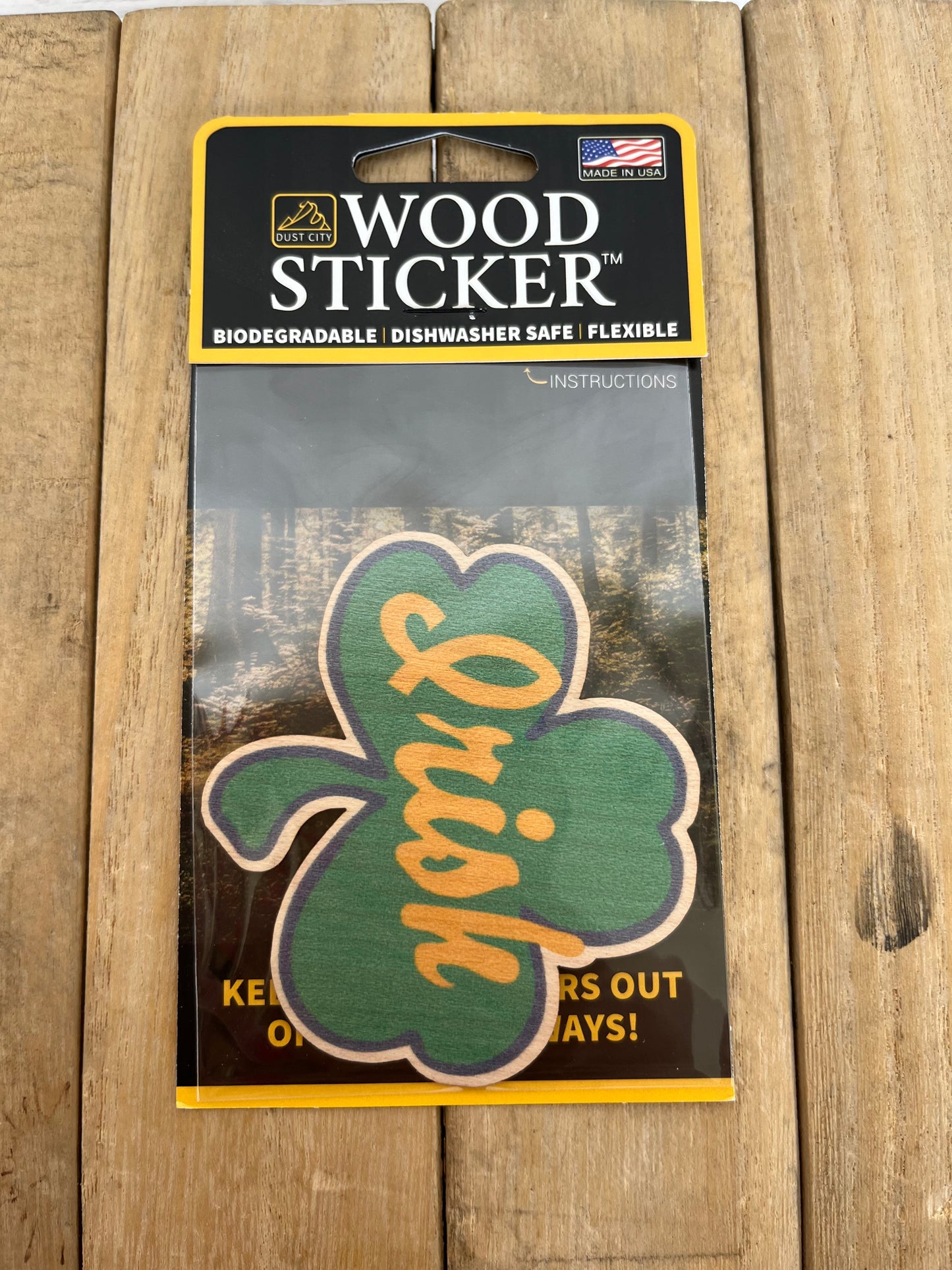 Irish Wood Sticker