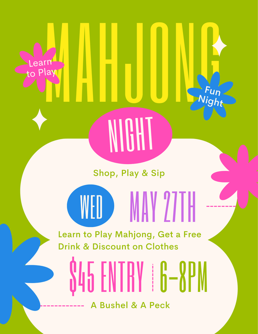 Mahjong Class (5/27)