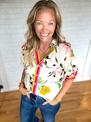 Tina Floral Top