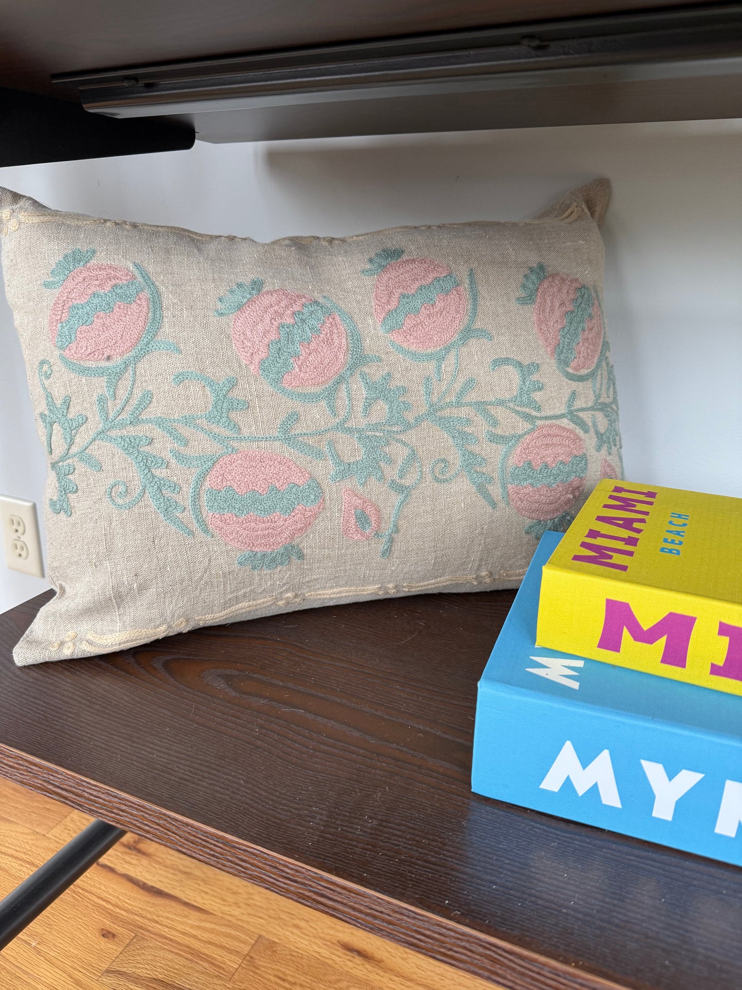 Linen Chambray Lumbar Pillow