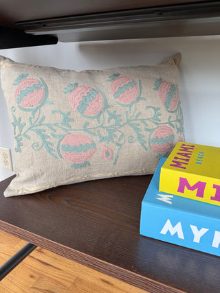Linen Chambray Lumbar Pillow