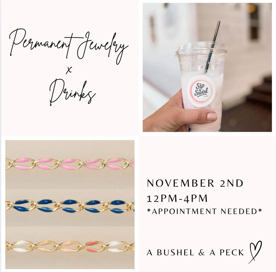 Permanent Jewelry + Drinks
