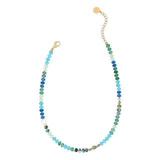Azure Jade Glow Necklace - A Bushel & A Peck