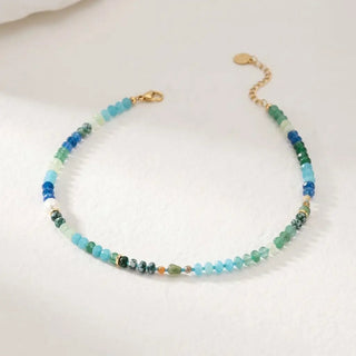 Azure Jade Glow Necklace - A Bushel & A Peck