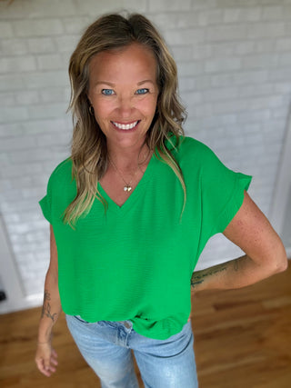 Bell Top - Kelly Green - A Bushel & A Peck