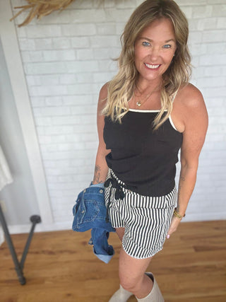 Braided Belt Shorts - A Bushel & A Peck