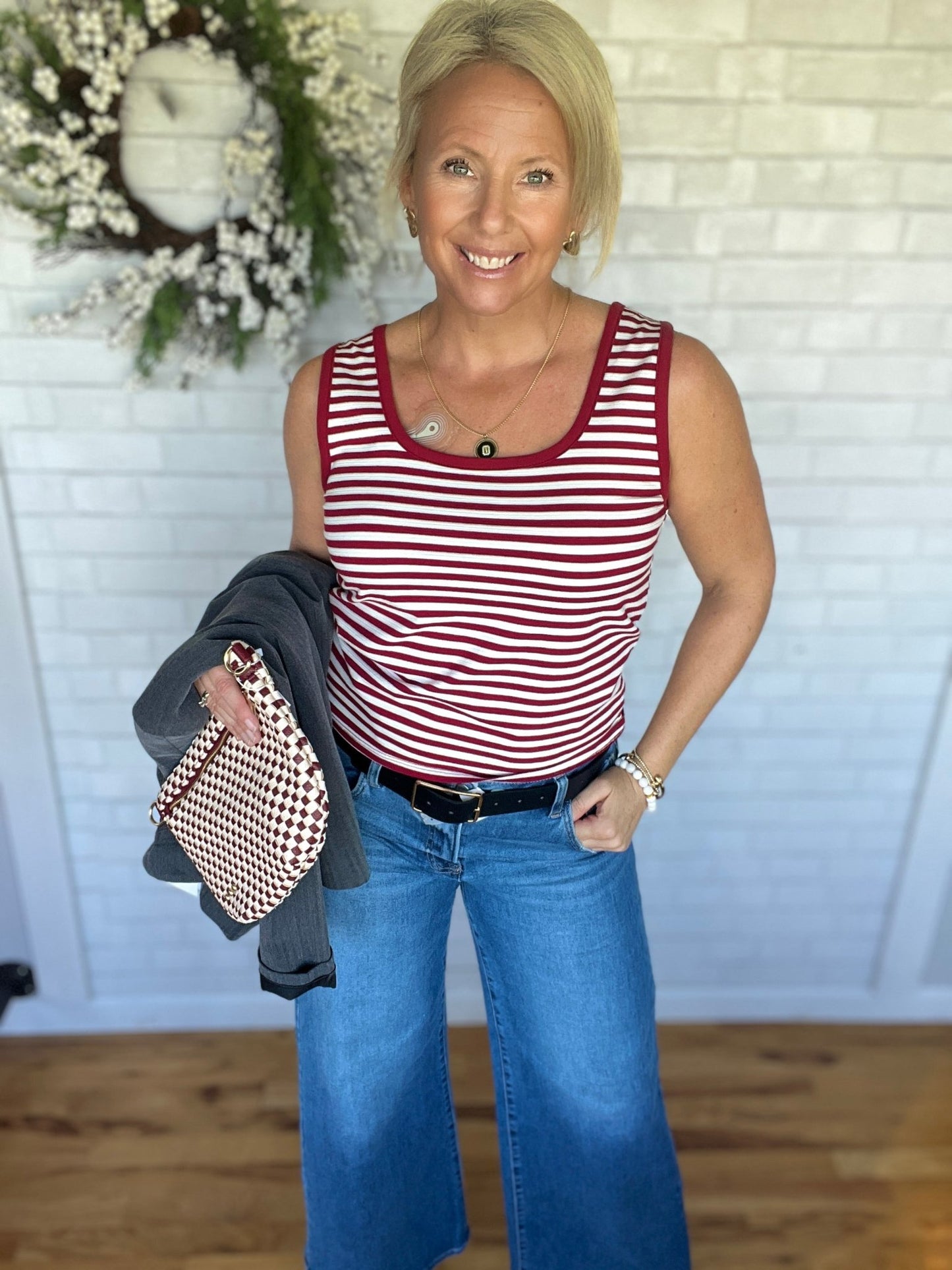 Brody Tank - Marsala - A Bushel & A Peck