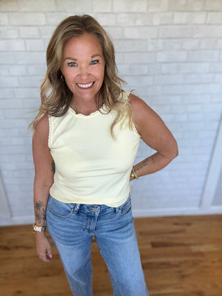 Butter Ribbed Tank - A Bushel & A Peck