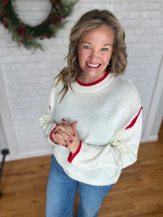 Callie Sweater - Ivory - A Bushel & A Peck