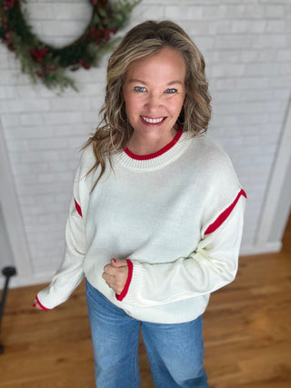 Callie Sweater - Ivory - A Bushel & A Peck