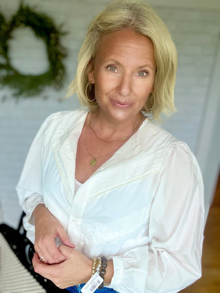 Calvin Blouse - A Bushel & A Peck