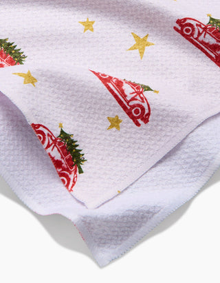 Christmas Bug Tea Towel - A Bushel & A Peck