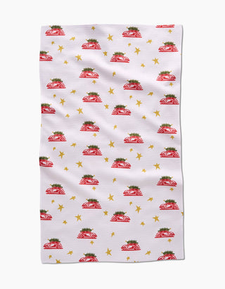 Christmas Bug Tea Towel - A Bushel & A Peck