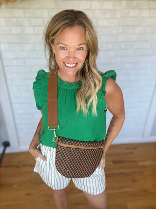 Claire Ruffle Top - A Bushel & A Peck