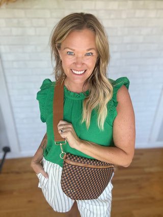 Claire Ruffle Top - A Bushel & A Peck