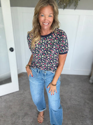 Clara Floral Top - A Bushel & A Peck