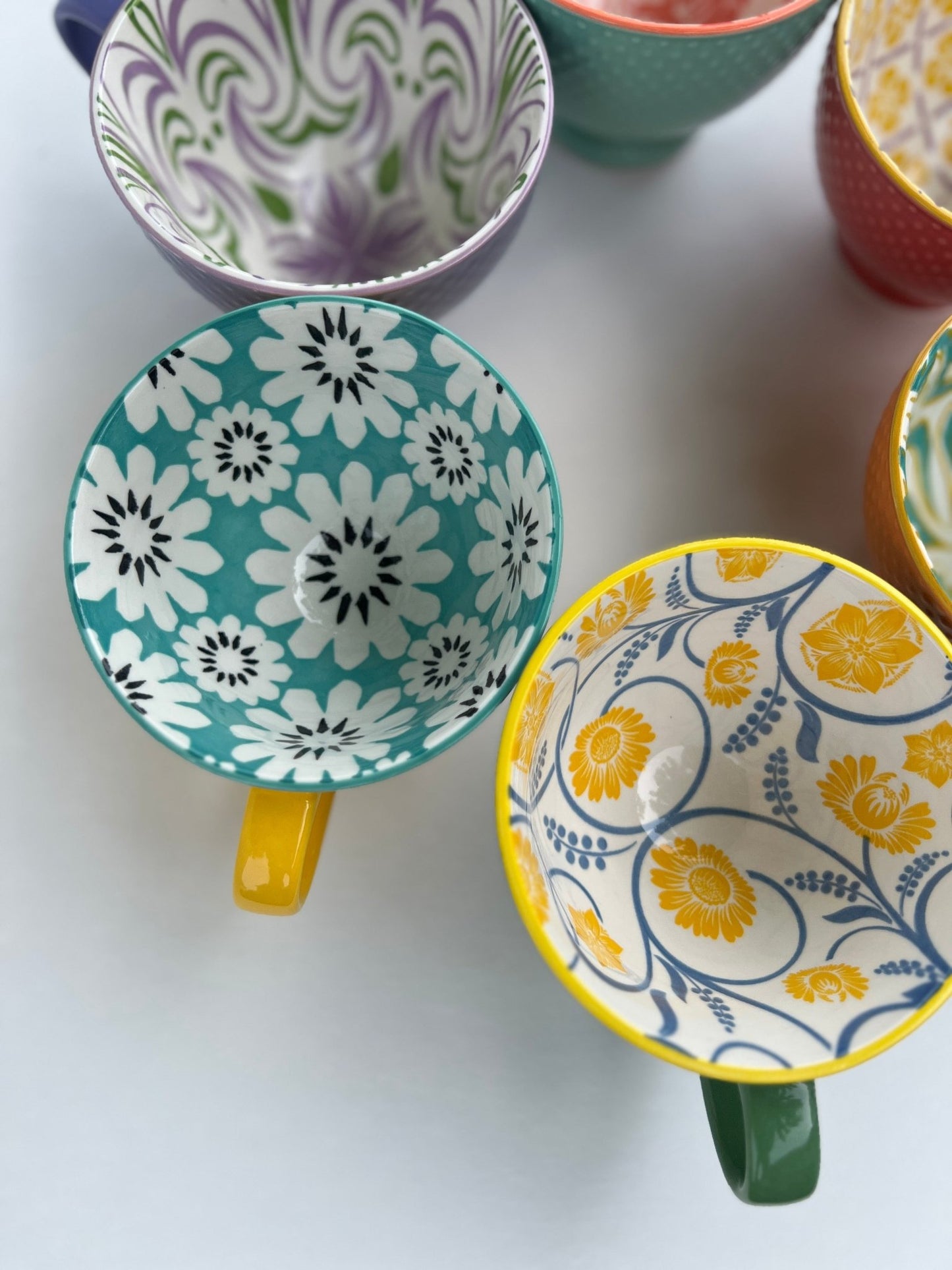 Colorful Patterned Mug - A Bushel & A Peck