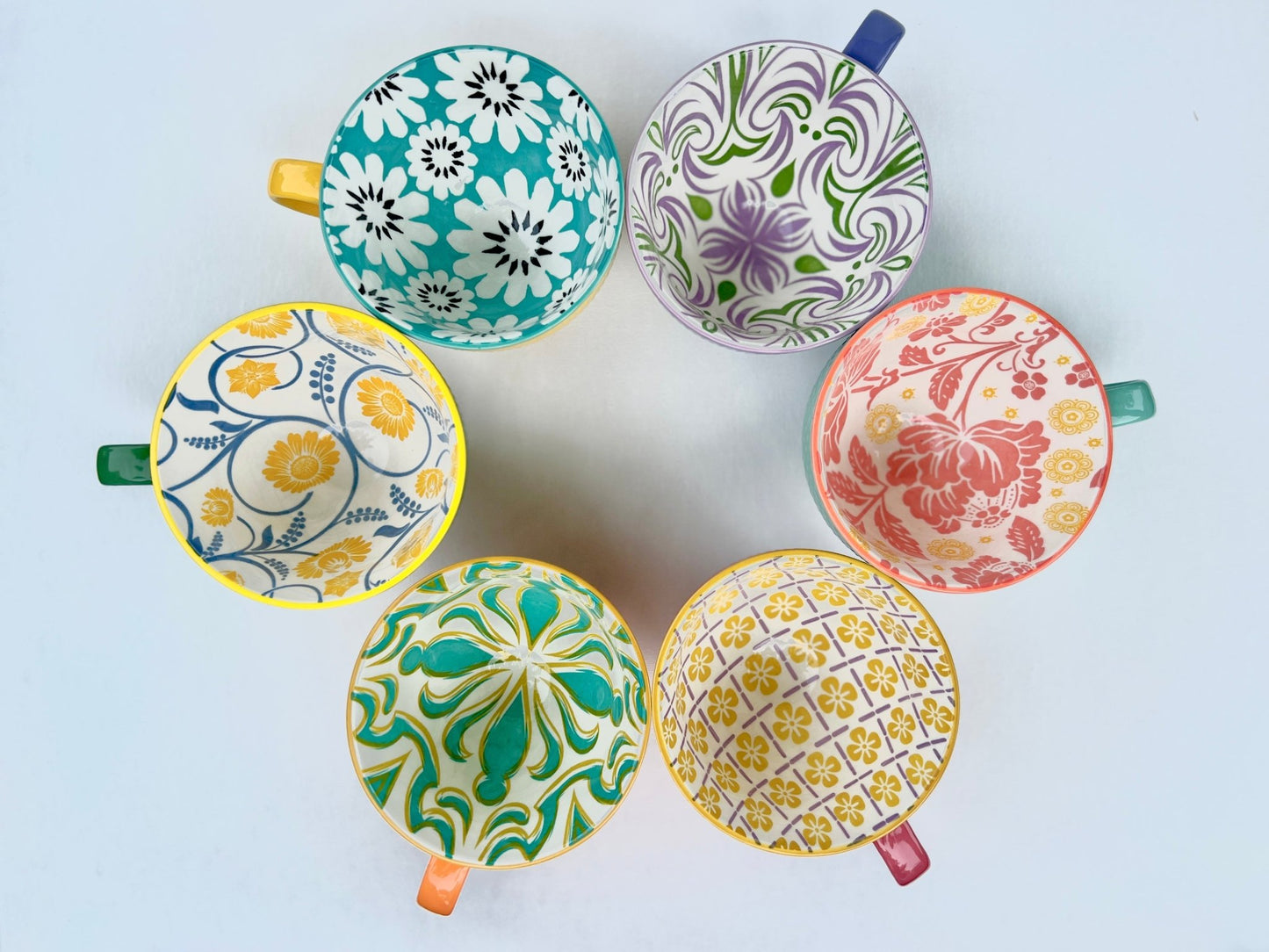 Colorful Patterned Mug - A Bushel & A Peck